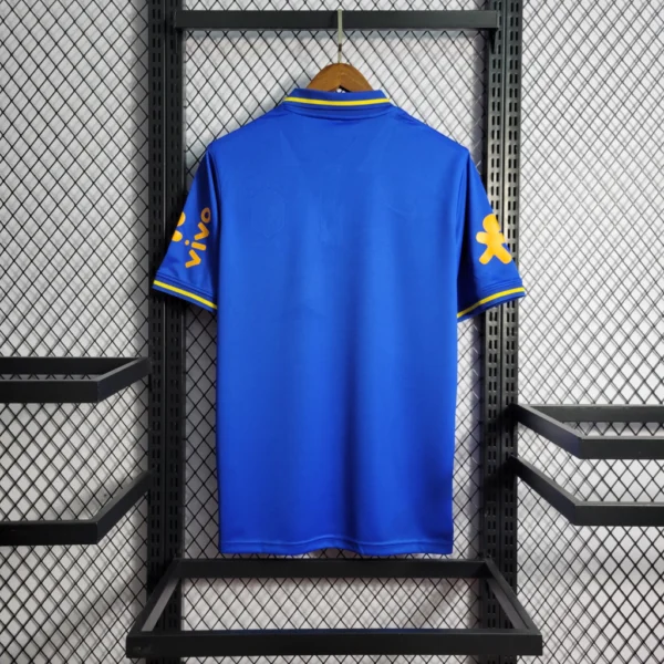 Camisa Brasil Seleção Brasileira Versão Torcedor Viagem 2017/2018 Azul Nike - Imagem 9