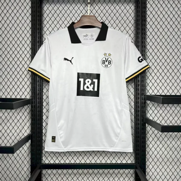 3cec721a-ec22db2e9e4c5ce36d17252995192739-1024-1024 Camisa Borussia Dortmund Away Versão Torcedor 24/2026 Branca Puma - Imagem 1