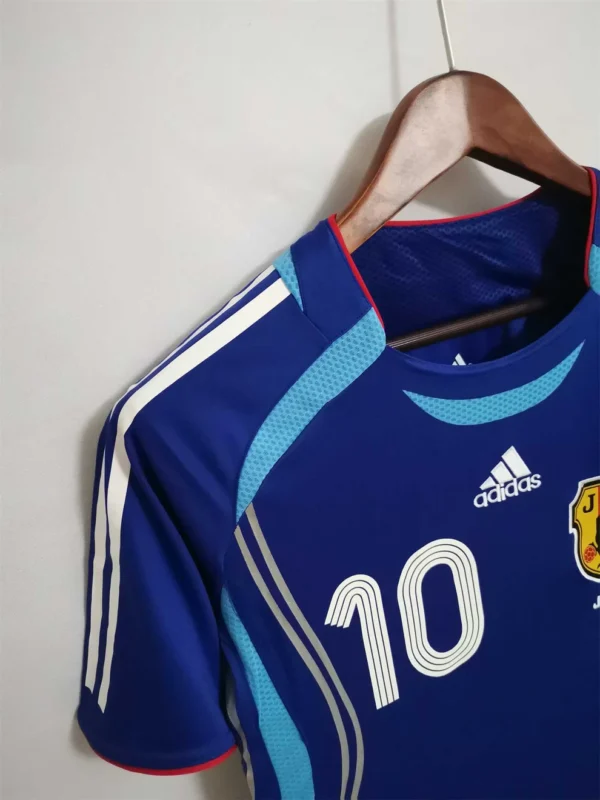 Camisa Retrô Clássica Seleção Japão Home 2006 Azul Adidas - Imagem 2