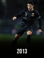 Camisa Retrô Clássica Seleção Portugal Away 2013 Preta Nike - Imagem 7