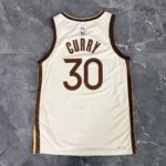 Camiseta Regata NBA Golden State Warriors Curry 30 City Edition Bege 2025/26 Nike - Imagem 8