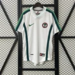 Camisa Retrô Clássica Seleção Nigéria Away 1998 Branca Nike