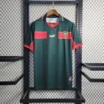 Camisa Retrô Clássica Seleção Marrocos Away 1998 Verde Puma