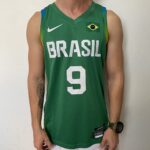 Camiseta Regata Basquete Brasil Olimpíadas 2024 Paris Verde 2024-2025 Nike - Imagem 4