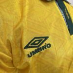 Camisa Retrô Clássica Seleção Brasileira Home - Brasil Amarela – 1991/1993 Umbro - Imagem 4