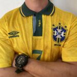 Camisa Retrô Clássica Seleção Brasileira Home - Brasil Amarela – 1991/1993 Umbro - Imagem 5