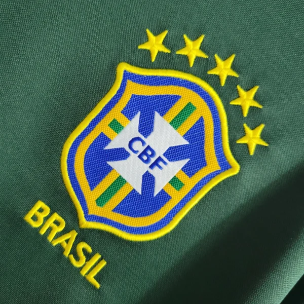 Camisa Brasil Seleção Brasileira Versão Torcedor Viagem 2017/2018 Verde Nike - Imagem 5