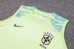 Conjunto Regata e Calção Treino Brasil Torcedor 2023/24 Verde Nike - Imagem 2