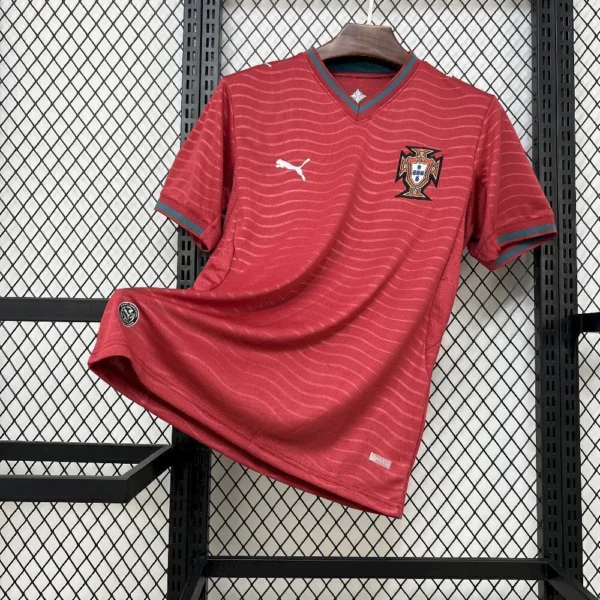 Camisa Seleção Portugal Home Versão Torcedor Copa Do Mundo 2026 Puma Vermelha - Imagem 1