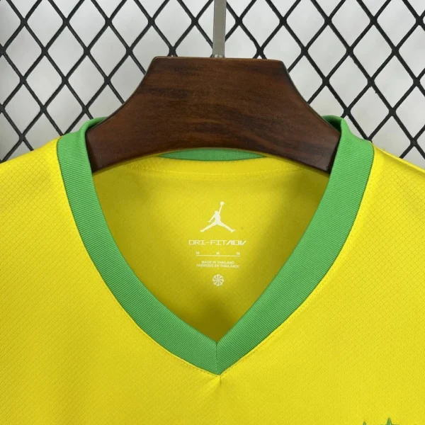 ca96a626-c3ad3ae47c9b01b0f617472396823580-1024-1024 Camisa Brasil Seleção Brasileira Concept Home Versão Torcedor Masculina Amarela 25/2026 Jordan - Imagem 2