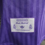 Camisa Real Madrid Terrace Icons Unissex 2025 Roxa Adidas - Imagem 4