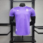 Camisa Real Madrid Terrace Icons Unissex 2025 Roxa Adidas