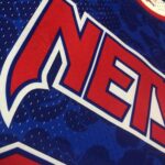 Camiseta Regata NBA Brooklyn Nets BAPE Mitchell & Ness Azul 1993 - Imagem 4