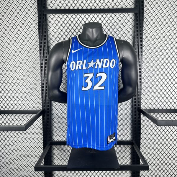 Camiseta Regata Basquete NBA Orlando Magic Shaquille O'Neal 32 Icon Edition 2025/26 Nike - Imagem 8