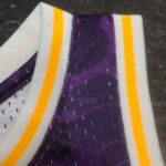 Camiseta Regata NBA Los Angeles Lakers BAPE Mitchell & Ness Roxo 1993 - Imagem 9
