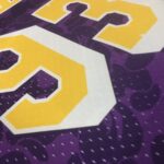 Camiseta Regata NBA Los Angeles Lakers BAPE Mitchell & Ness Roxo 1993 - Imagem 17