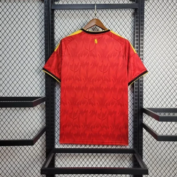 Camisa Seleção Bélgica Home Versão Torcedor Copa Do Mundo 2026 Vermelho Adidas - Imagem 5
