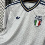 Camisa Seleção Itália Away Versão Torcedor Copa Do Mundo 2026 Branca Adidas - Imagem 2
