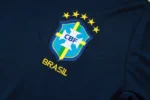 Conjunto Camisa e Calção Treino Brasil Torcedor 2025 Azul Marinho Nike - Imagem 2