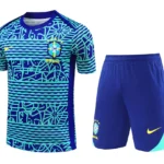 Conjunto Camisa e Calção Treino Brasil Torcedor 2025/26 Nike