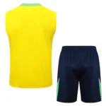 Conjunto Regata e Calção Treino Brasil Torcedor 2025 Amarelo Nike - Imagem 5