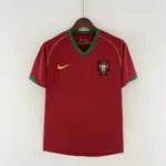 Camisa Retrô Clássica Seleção Portugal Home 2006 Vermelha Nike