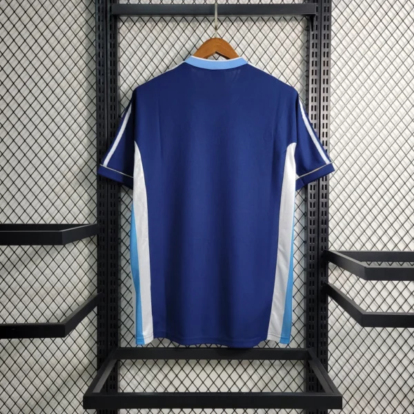 Camisa Retrô Clássica Seleção Argentina Away 1998 Azul Adidas - Imagem 6