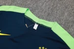 Conjunto Camisa e Calção Treino Brasil Torcedor 2025 Azul Marinho Nike - Imagem 3