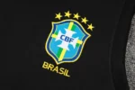 Conjunto Regata e Calção Treino Brasil Torcedor 2025 Preta Nike - Imagem 2