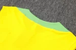 Conjunto Regata e Calção Treino Brasil Torcedor 2025 Amarelo Nike - Imagem 4