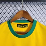 Camisa Retrô Clássica Seleção Brasileira Home - Brasil Amarelo – 1972 - Imagem 5