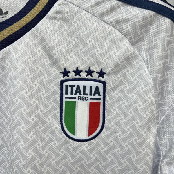 Camisa Seleção Itália Away Versão Torcedor Copa Do Mundo 2026 Branca Adidas - Imagem 8