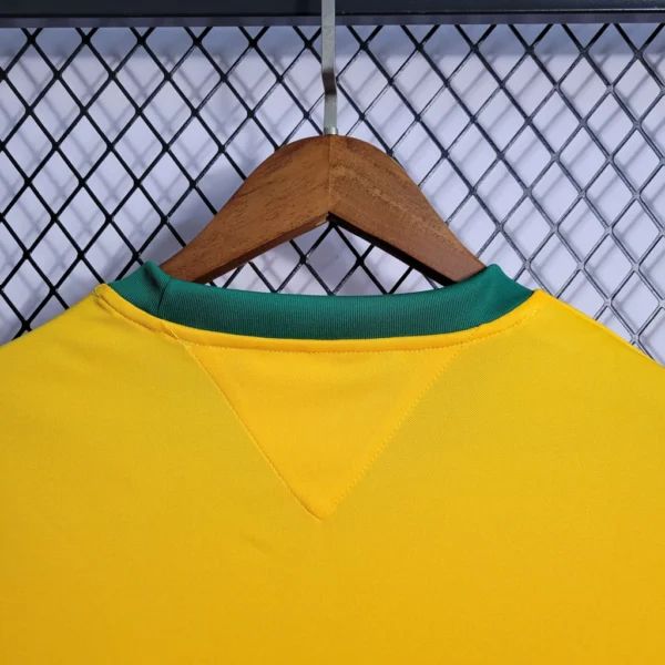 jewofjiwjioio Camisa Retrô Clássica Seleção Brasileira Home - Brasil Amarelo – 1972 - Imagem 7