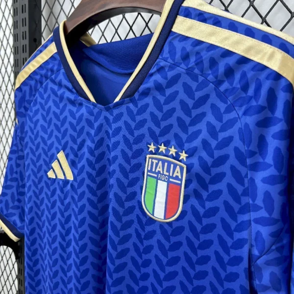 kergmklerklgmmlkrklgkl Camisa Seleção Itália Home Versão Torcedor Copa Do Mundo 2026 Azul Adidas - Imagem 4