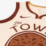 Camiseta Regata NBA Golden State Warriors Curry 30 City Edition Bege 2025/26 Nike - Imagem 2