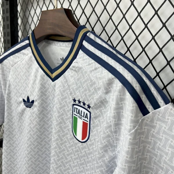 Camisa Seleção Itália Away Versão Torcedor Copa Do Mundo 2026 Branca Adidas - Imagem 5
