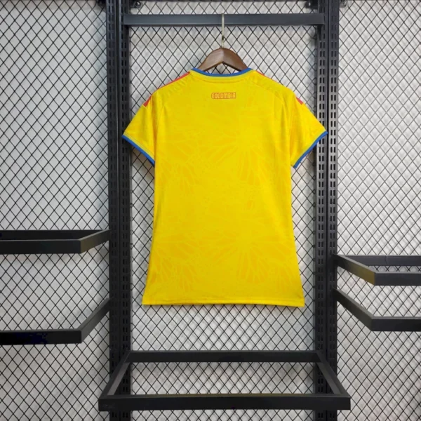 Camisa Seleção Colômbia Home Feminina Copa Do Mundo 2026 Amarelo Adidas - Imagem 5