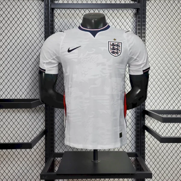 Camisa Seleção Inglaterra Home Versão Jogador Copa Do Mundo 2026 Branca Nike - Imagem 1