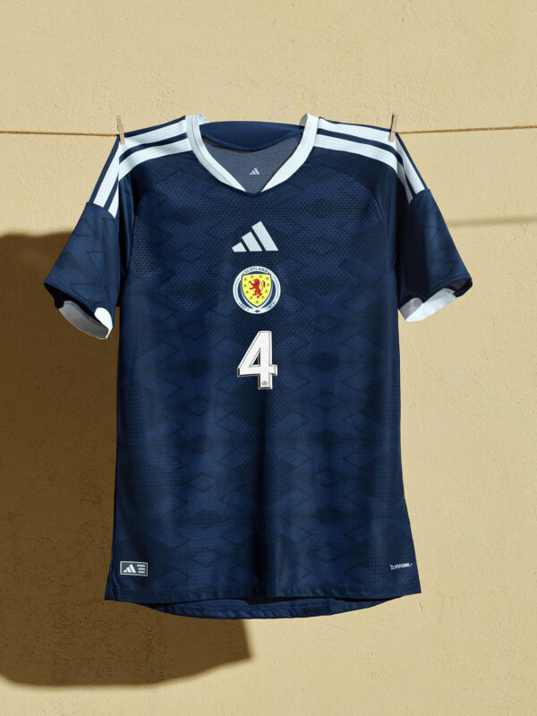 Camisa Seleção Escócia Home Versão Torcedor Copa Do Mundo 2026 Azul Adidas - Imagem 2