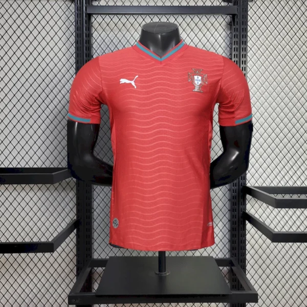 Camisa Seleção Portugal Home Versão Jogador Copa Do Mundo 2026 Puma Vermelha - Imagem 1