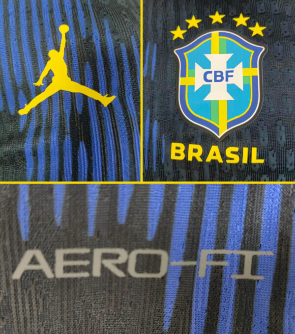 Camisa Brasil Seleção Brasileira Away Azul Jogador Copa do Mundo 2026 Jordan Nike - Imagem 4