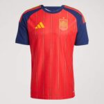 Camisa Seleção Espanha Home Versão Torcedor Copa Do Mundo 2026 Vermelha Adidas