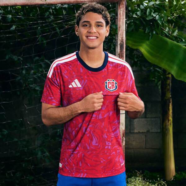 Camisa Seleção Costa Rica Home Versão Torcedor Copa Do Mundo 2026 Vermelho Adidas - Imagem 3