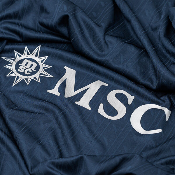 Camisa Napoli Especial Versão Jogador 25/2026 Preta EA7 Armani - Imagem 4