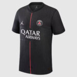 Camisa Paris Saint-Germain - PSG 4Th Versão Jogador 25/2026 Preta Jordan