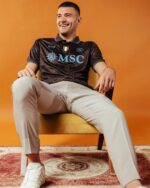 Camisa Napoli Third Versão Jogador 25/2026 Café EA7 Armani - Imagem 13