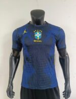 Camisa Brasil Seleção Brasileira Away Azul Jogador Copa do Mundo 2026 Jordan Nike
