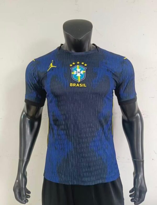 Camisa Brasil Seleção Brasileira Away Azul Jogador Copa do Mundo 2026 Jordan Nike - Imagem 1