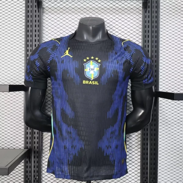 Camisa Brasil Seleção Brasileira Away Azul Jogador Copa do Mundo 2026 Jordan Nike - Imagem 1
