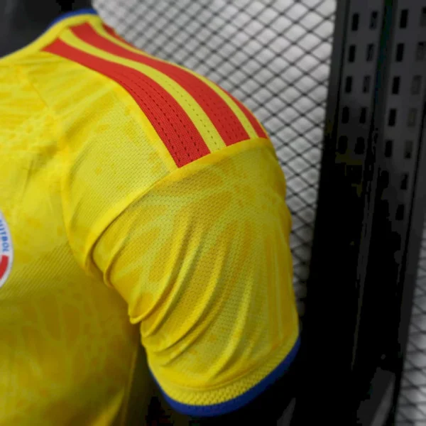 Camisa Seleção Colômbia Home Versão Jogador Copa Do Mundo 2026 Amarelo Adidas - Imagem 4